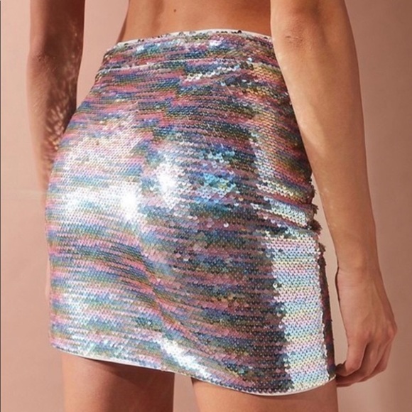 Urban Outfitters Sequined Mini Skirt - Picture 2 of 6
